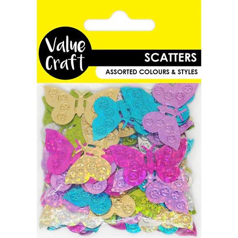 Holographic Butterfly Shape Sequins Scatter
